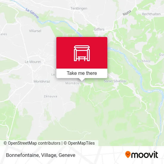 Bonnefontaine, Village map