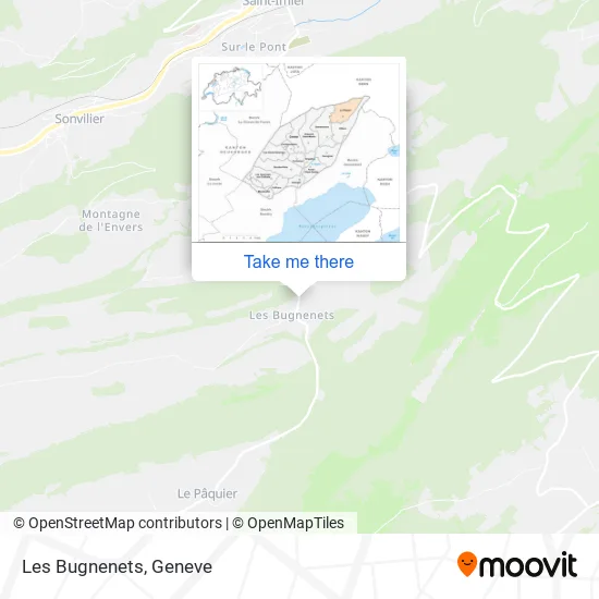 Les Bugnenets map