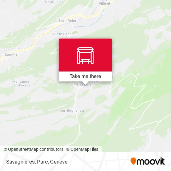 Savagnières, Parc map