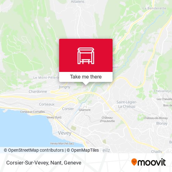 Corsier-Sur-Vevey, Nant map