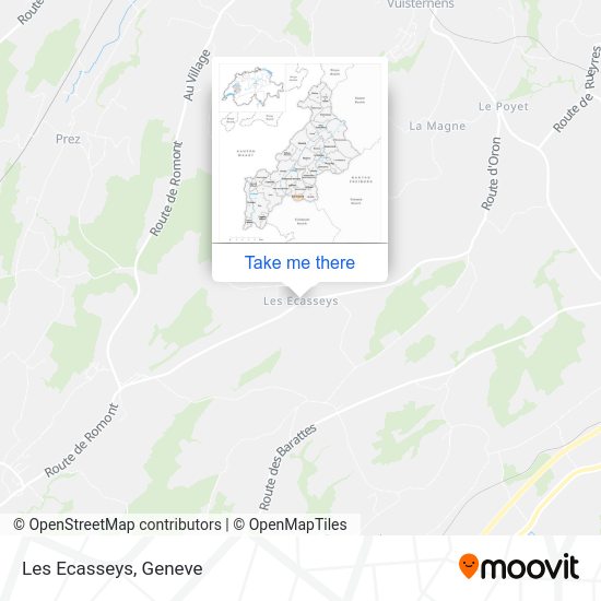 Les Ecasseys map