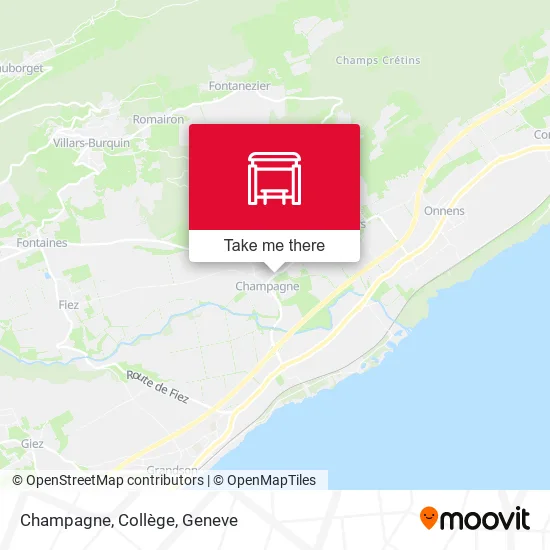 Champagne, Collège map