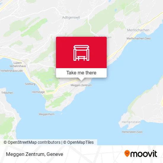 Meggen Zentrum map