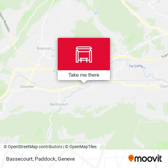 Bassecourt, Paddock map