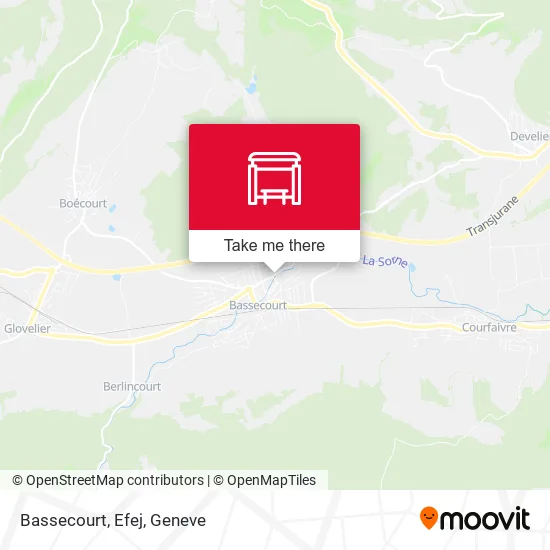 Bassecourt, Efej map