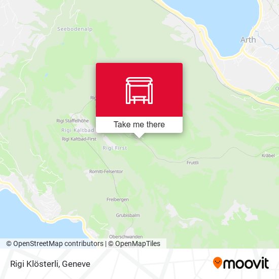 Rigi Klösterli Karte