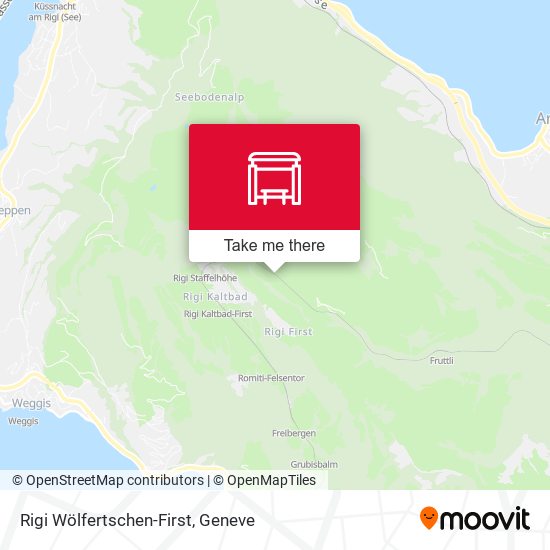 Rigi Wölfertschen-First map