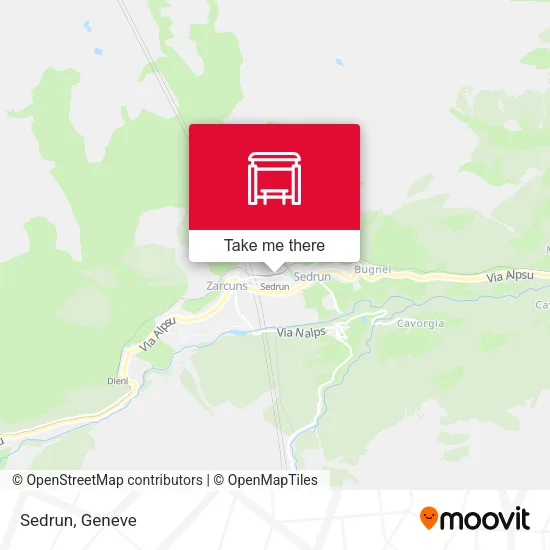 Sedrun map