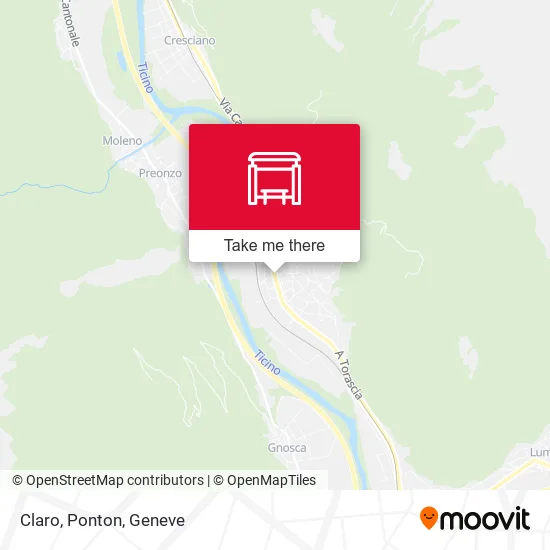 Claro, Ponton map
