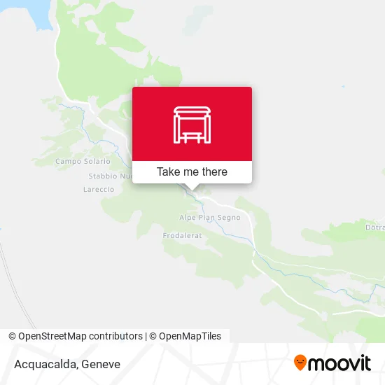 Acquacalda map