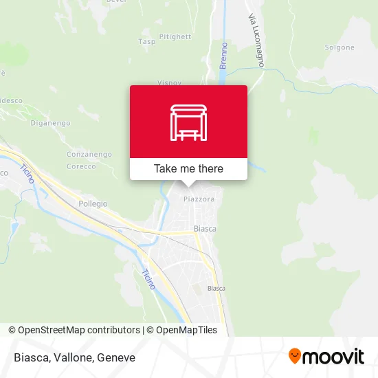 Biasca, Vallone map