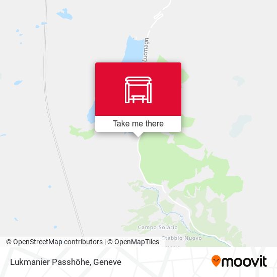 Lukmanier Passhöhe map