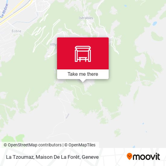 La Tzoumaz, Maison De La Forêt map