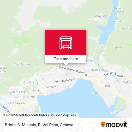 Brione S. Minusio, B. Val Resa map