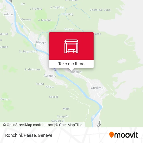 Ronchini, Paese map