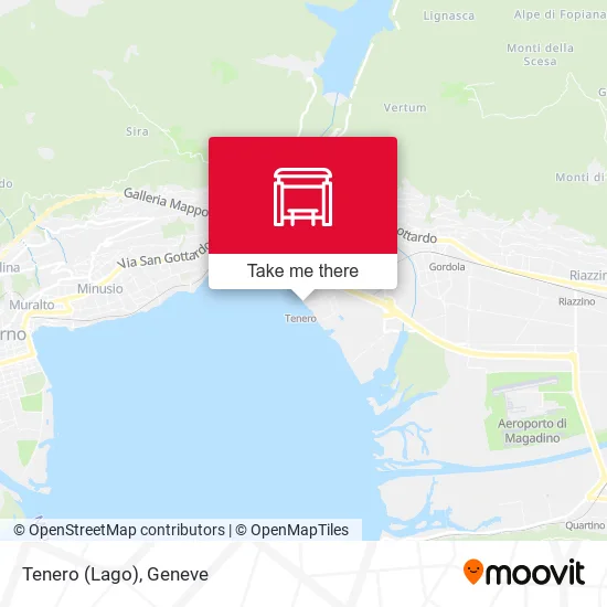 Tenero (Lago) map