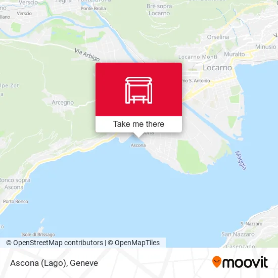 Ascona (Lago) map