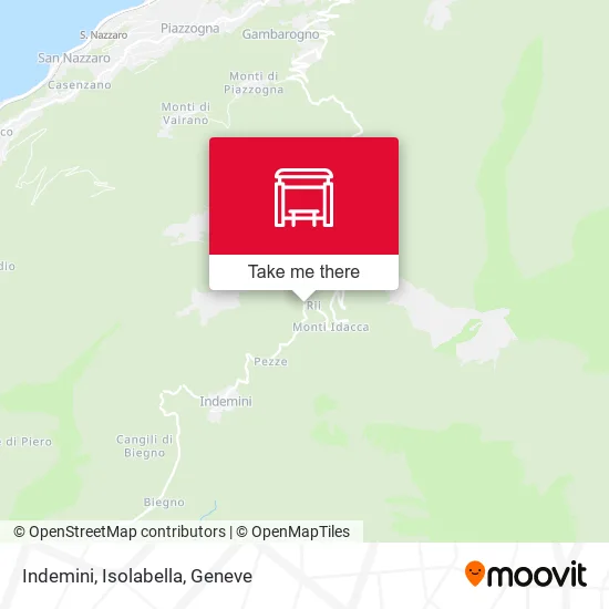 Indemini, Isolabella map