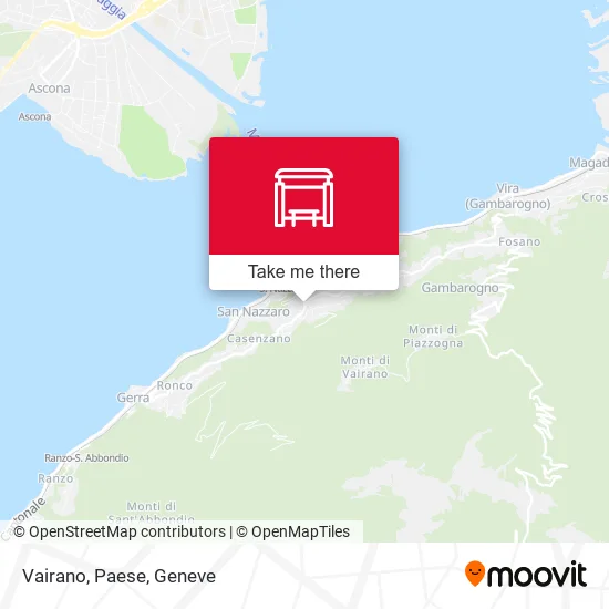 Vairano, Paese map