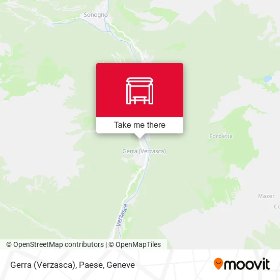 Gerra (Verzasca), Paese map