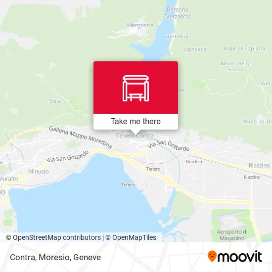 Contra, Moresio map