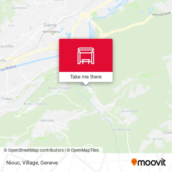 Niouc, Village map