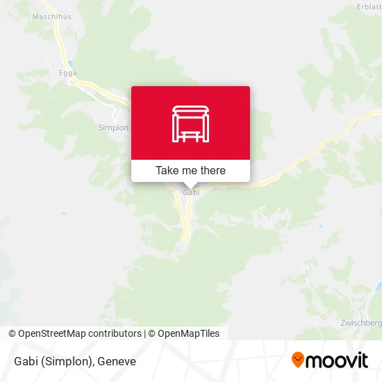 Gabi (Simplon) map