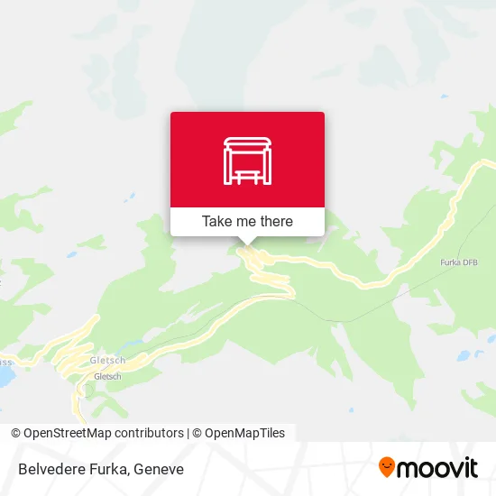 Belvedere Furka map