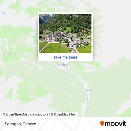 Sonogno map