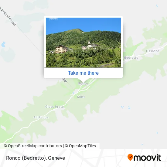 Ronco (Bedretto) map
