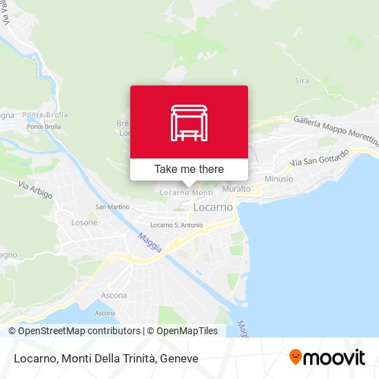 Locarno, Monti Della Trinità map