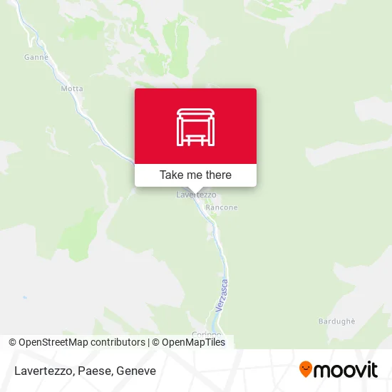 Lavertezzo, Paese map
