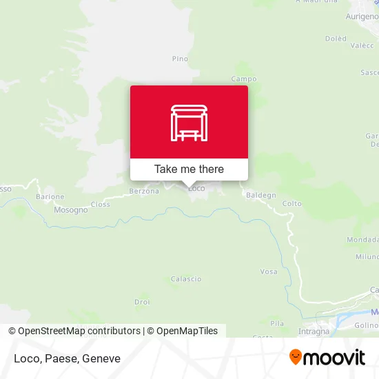 Loco, Paese map