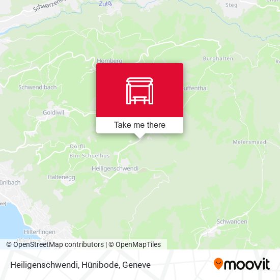 Heiligenschwendi, Hünibode map