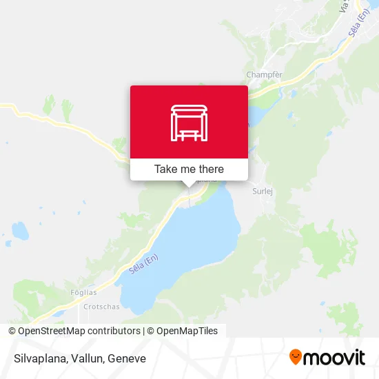 Silvaplana, Vallun map