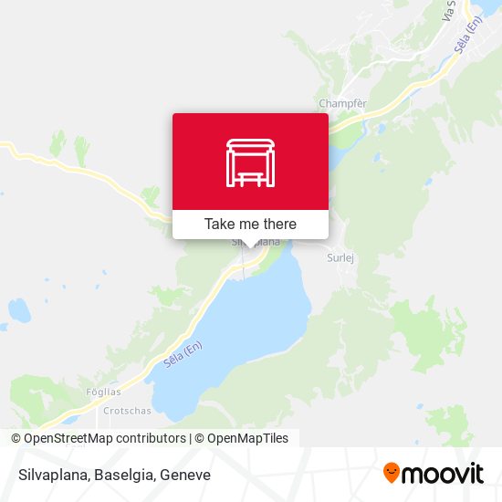 Silvaplana, Baselgia map