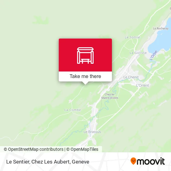 Le Sentier, Chez Les Aubert map