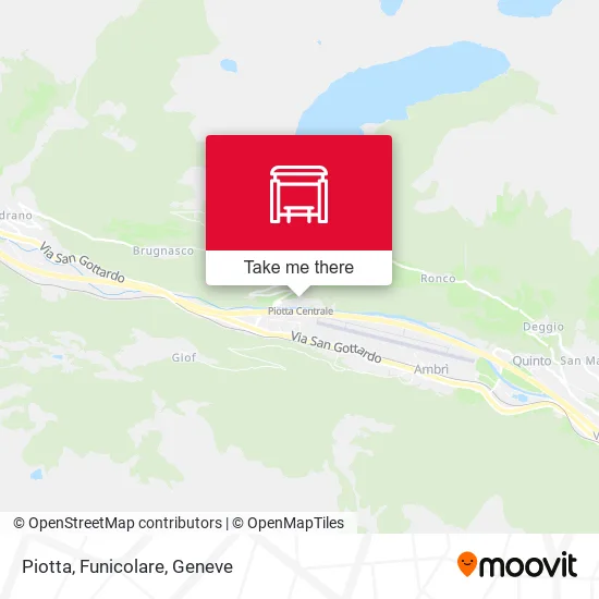 Piotta, Funicolare map