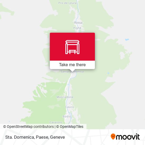 Sta. Domenica, Paese map