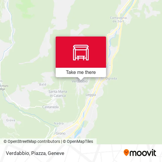 Verdabbio, Piazza map