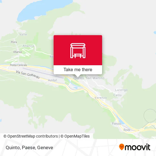 Quinto, Paese map