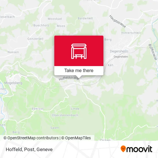 Hoffeld, Post map