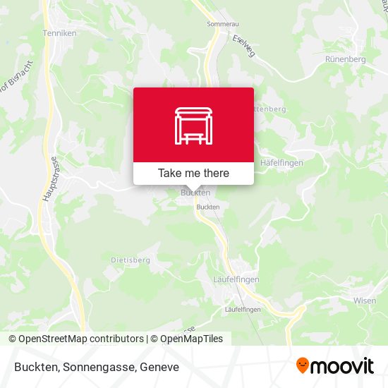 Buckten, Sonnengasse map