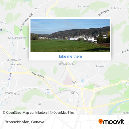 Bronschhofen map