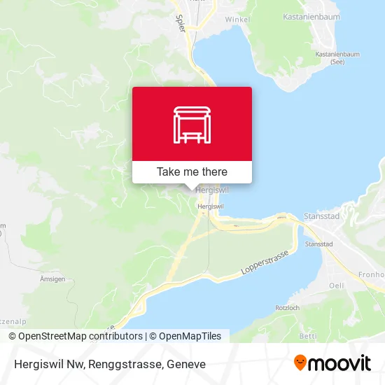 Hergiswil Nw, Renggstrasse plan