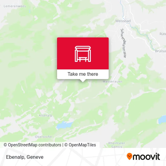 Ebenalp map