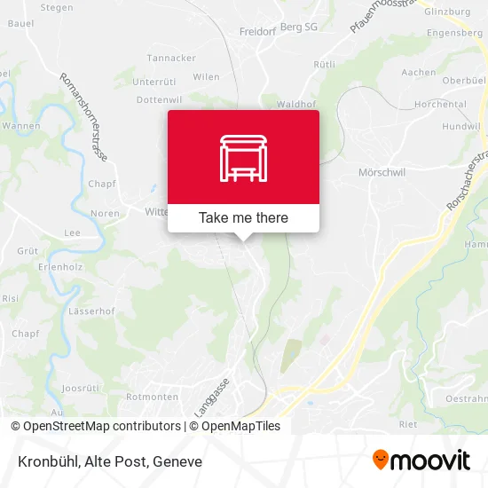 Kronbühl, Alte Post map