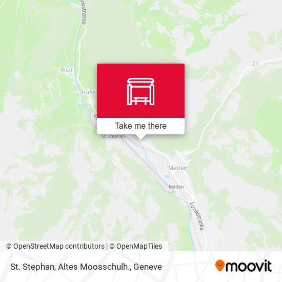 St. Stephan, Altes Moosschulh. map