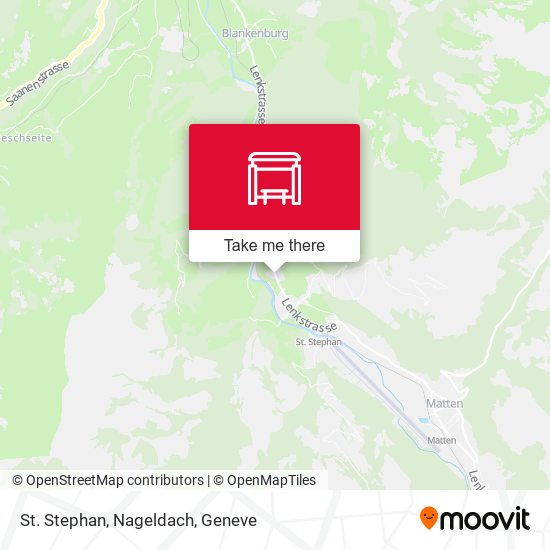St. Stephan, Nageldach map
