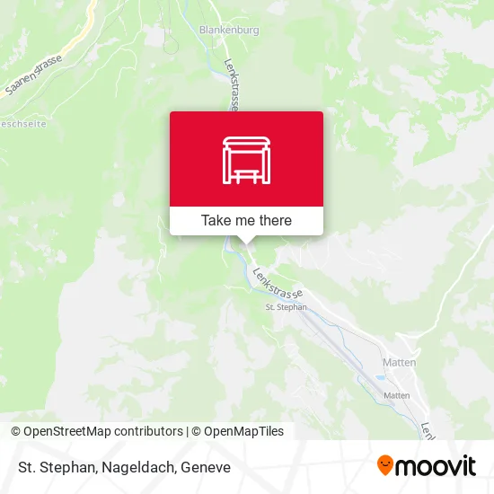 St. Stephan, Nageldach map